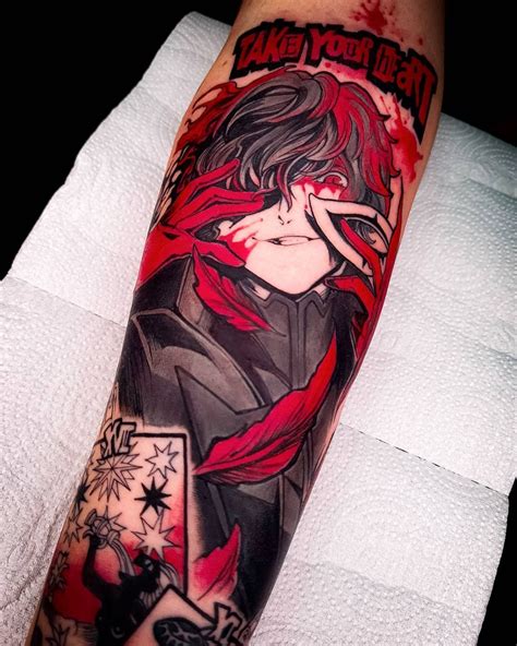 persona 5 tattoo|persona 5 joker tattoos.